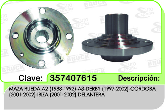 MAZA DELANTERO VW A2 A3