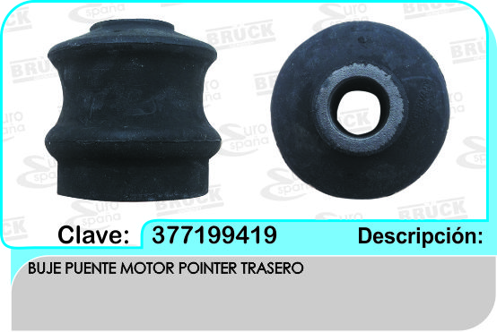 BUJE PUENTE VW POINTER TRASERO