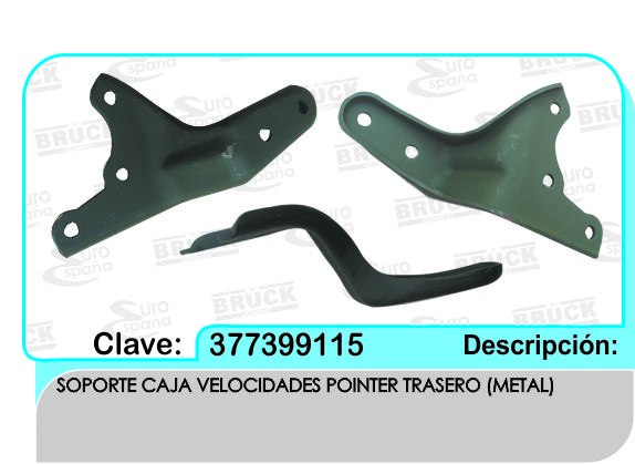 SOPORTE CAJA VELOCIDAD VW POINTER TRAS