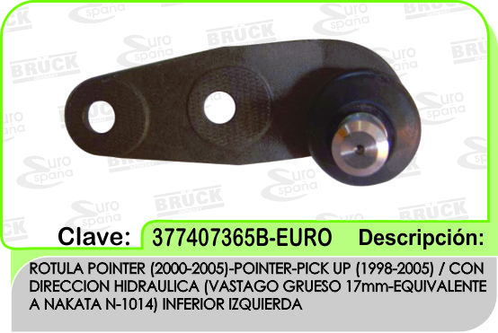 ROTULA VW POINTER HD GRUESO DER
