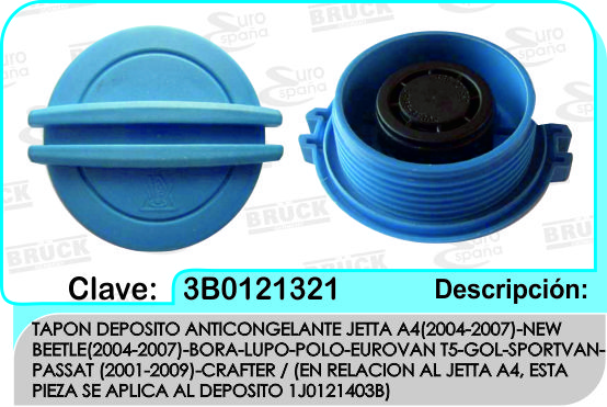 TAPON DEPOSITO ANTICONGELANTE VW JETTA A4