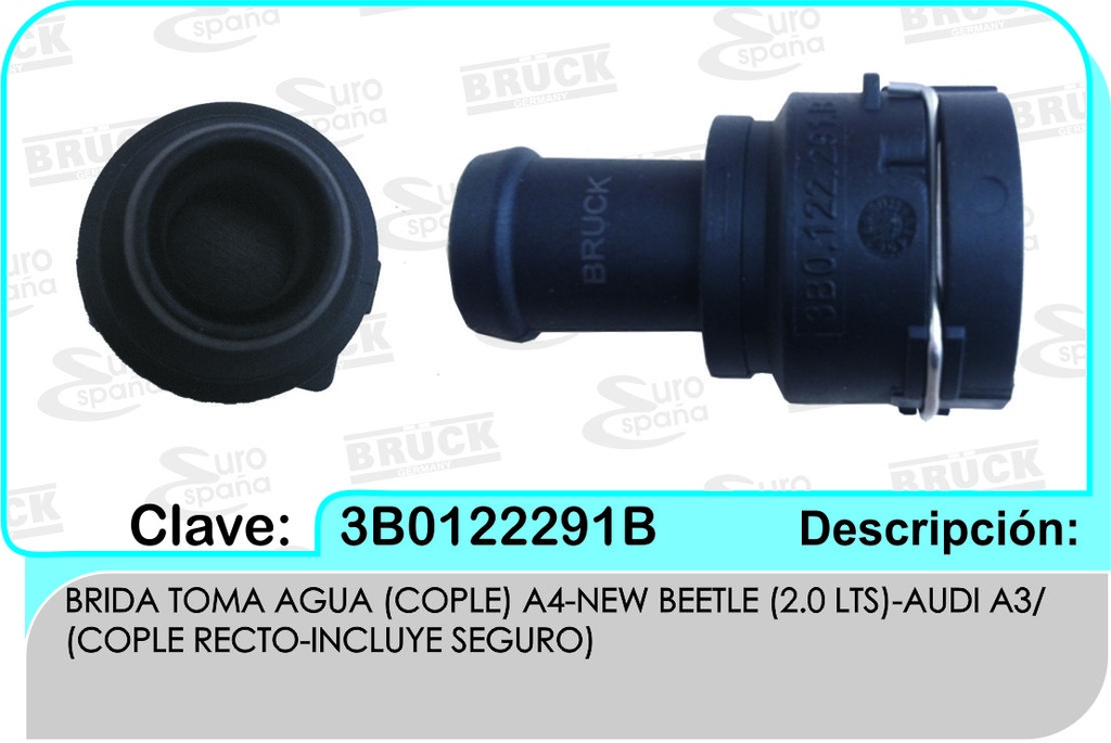 TOMA AGUA VW JETTA BORA 12-14
