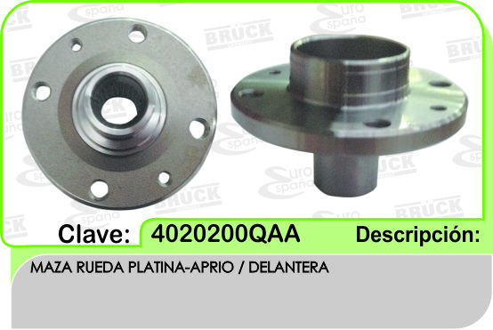 MAZA DELANTERO NS PLATINA APRIO 07-10 RENAULT CLIO 02-10 DEL
