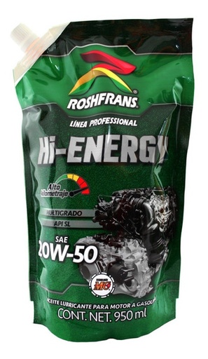 [16007-ROSHFRANS] ACEITE MOTOR GASOLINA MULTIGRADO 20W50 LTS