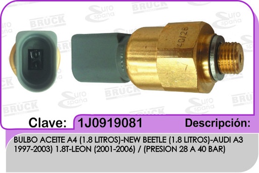 [1J0-919-081-BRUCK] BULBO ACEITE VW A4 1.8