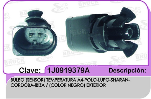 [1J0-919-379A-BRUCK] BULBO TEMPERATURA VW A4 POLO LUPO
