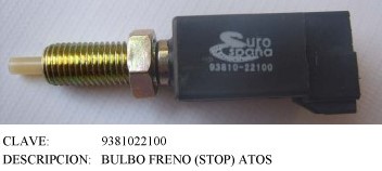 [93810-22100-BRUCK] BULBO FRENO STOP DG ATOS