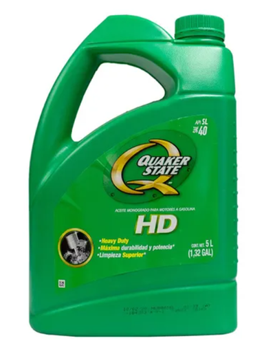 [HD-40-5] ACEITE MOTOR GASOLINA MONOGRADO 40 5LTS