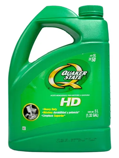 [HD-50-5] ACEITE MOTOR GASOLINA MONOGRADO 50 5LTS