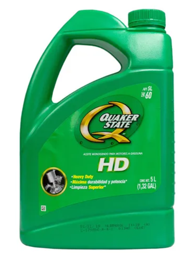 [HD-60-5] ACEITE MOTOR GASOLINA MONOGRADO 60 5LTS