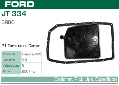 [JT-334] FILTRO TRANSMISION FD F-250 4.6