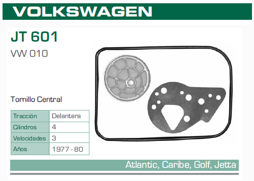 [JT-601] FILTRO TRANSMISION VW A2