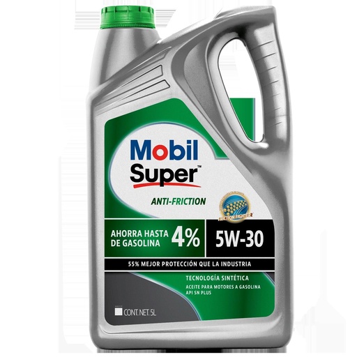 [MOBIL-5W30-5-SINT-VERD] ACEITE MOTOR GASOLINA SINTETICO 5W30 5 LTS  VERDE