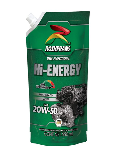 [16000-ROSHFRANS] ACEITE MOTOR GASOLINA MULTIGRADO 25W50 1LTS