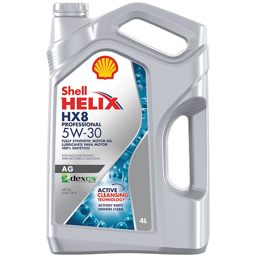 [HX8-5W30-5-SHELL] ACEITE MOTOR GASOLINA SINTETICO 5W30 5LTS