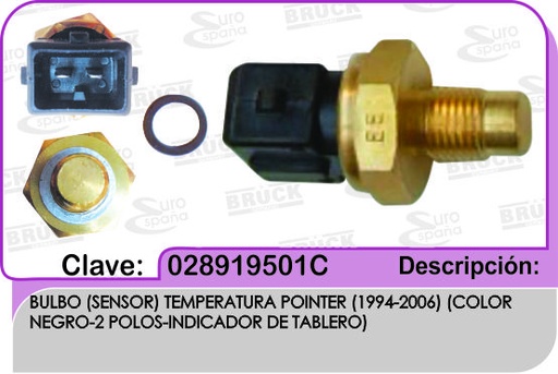 [028-919-501C-BRUCK] BULBO TEMPERATURA VW POINTER