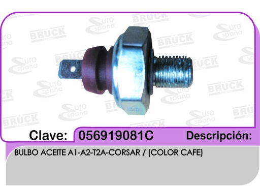 [056-919-081C-BRUCK] BULBO ACEITE VW  A1 A2 CORSAR