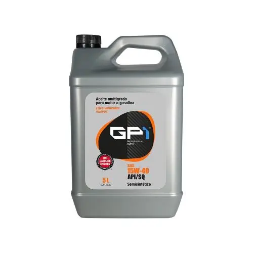 [GP1-15W40-5] ACEITE MOTOR GASOLINA MULTIGRADO 15W40 5LTS 