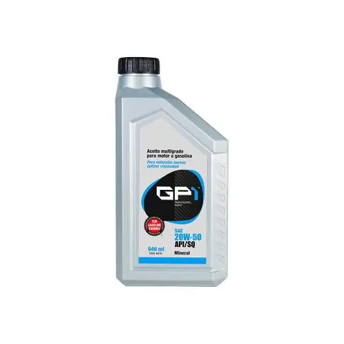 [GP1-20W50-1] ACEITE MOTOR GASOLINA MULTIGRADO 20W50 1LTS 