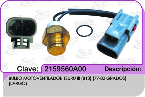 [21595-60A00-BRUCK] BULBO MOTOVENTILADOR NS TSURU II 88-91
